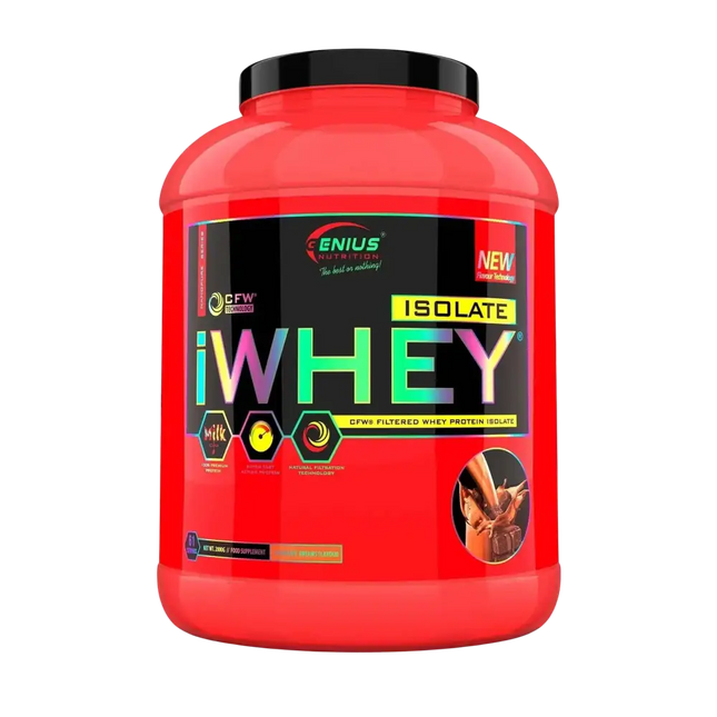 whey iwhey isolate protein Chocolat 2000g genius nutrition