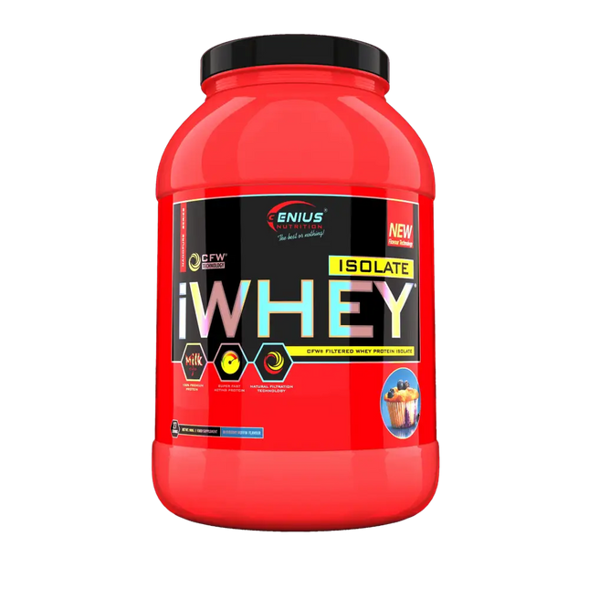 iwhey isolate protein muffin 900g genius nutrition