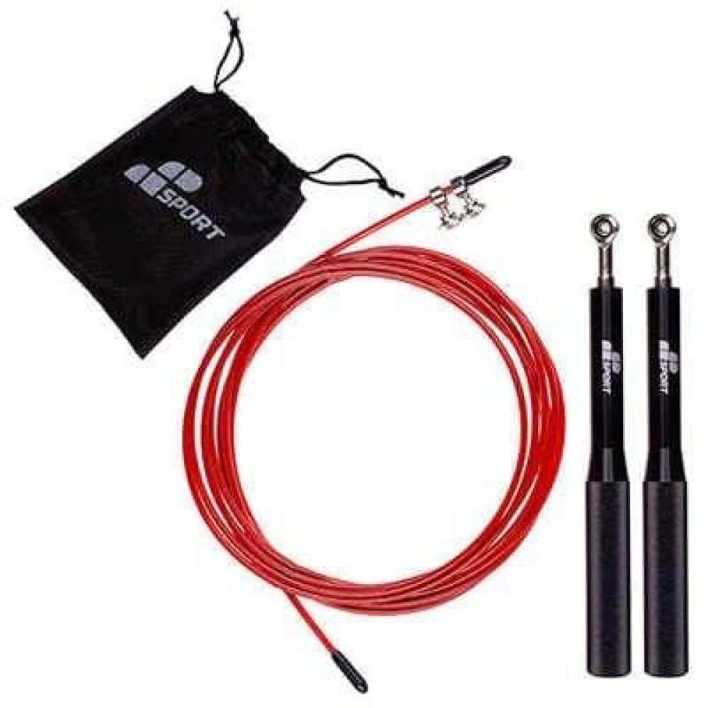 MP SPORT Jump Rope - Corde à sauter poignées en aluminium - 3m - Force Addict Pro