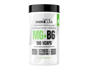 Complément alimentaire Hiro Lab Magnesium + B6 100 VCaps – soutien du système nerveux et réduction du stress