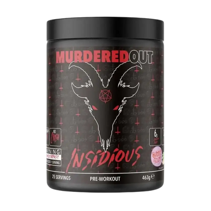 Insidious Pré-Workout 463g - Bubblescum - Murdered Out