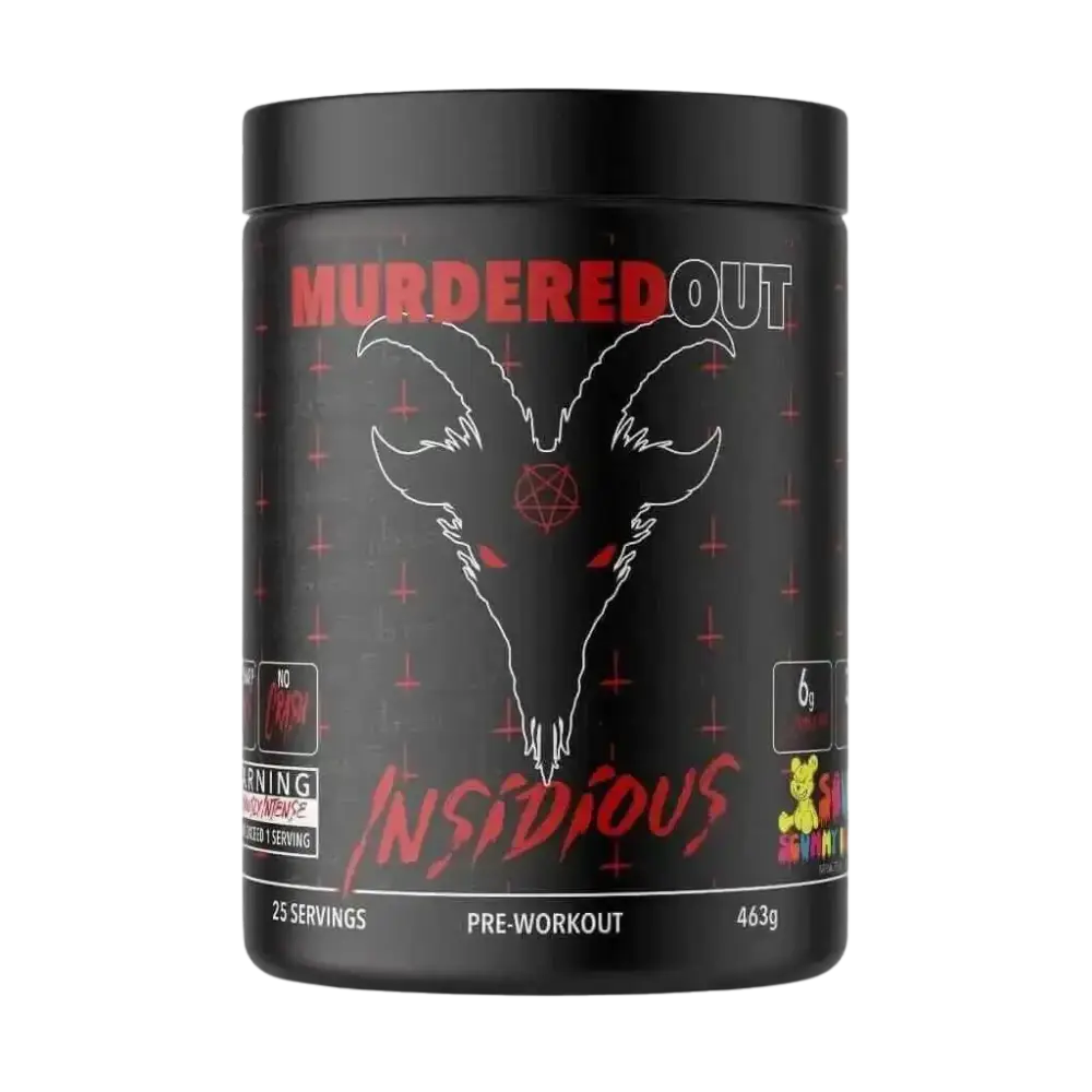 Insidious Pré-Workout 463g - Sour Scummy Bear - Murdered Out