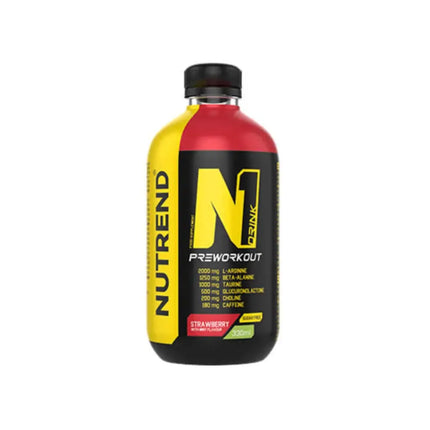 NUTREND-N1-Drink-Pre-Workout-330ml-saveur-fraise