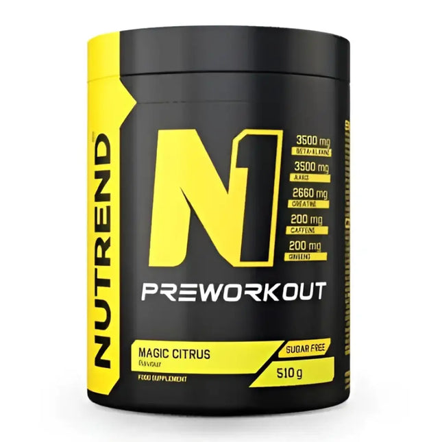 N1 Nutrend Pre-workout 510g - Magic Citrus - BOOSTER
