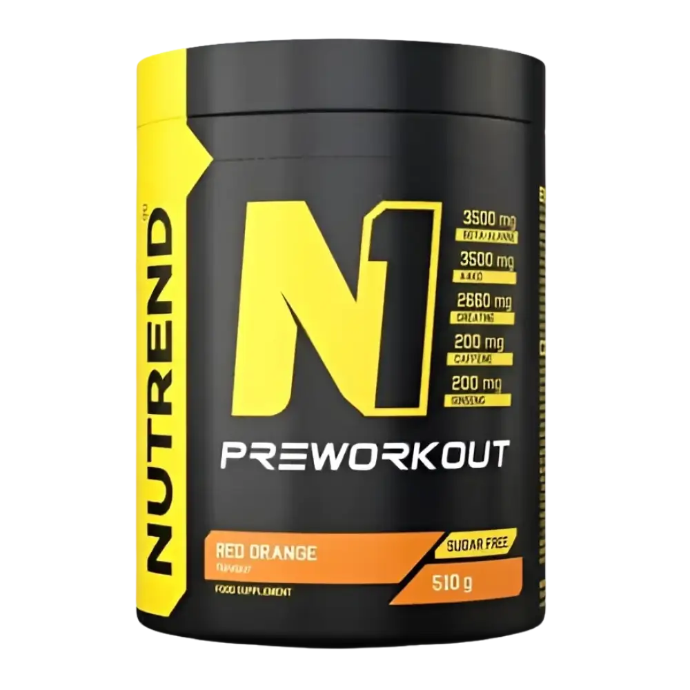 N1 Nutrend Pre-workout 510g - Red Orange - BOOSTER
