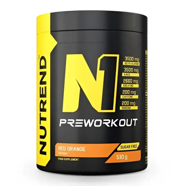 N1 Nutrend Pre-workout 510g - Red Orange - BOOSTER