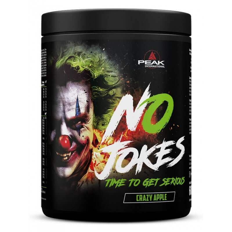 NO JOKES PEAK Pré-workout 600g - CRAZY APPLE - BOOSTER