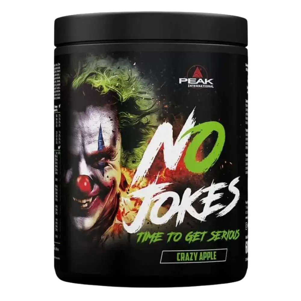 NO JOKES PEAK Pré-workout 600g - CRAZY APPLE - BOOSTER