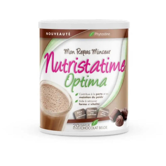 NUTRISTATIME OPTIMA 800g SAVEUR CHOCOLAT BELGE | PHYTOSTINE - FORCE ADDICT PRO