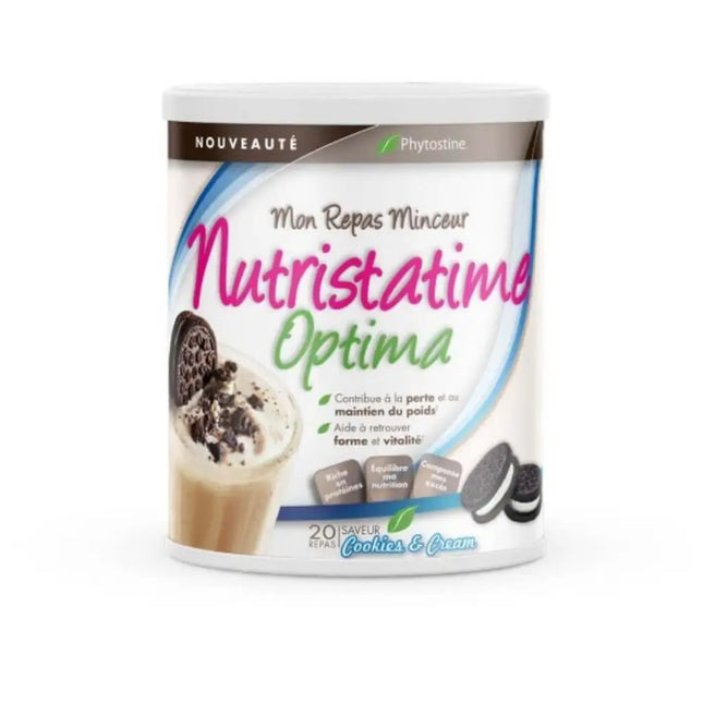 NUTRISTATIME OPTIMA 800g SAVEUR COOKIES & CREAM | PHYTOSTINE - FORCE ADDICT PRO