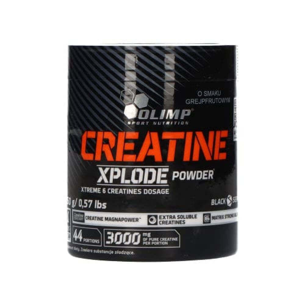 Olimp CREATINE Orange OLIMP Créatine Xplode Poudre - 260g 6 Saveurs Orange - Pamplemousse - Ananas | OLIMP SPORT NUTRITION - Force Addict Pro