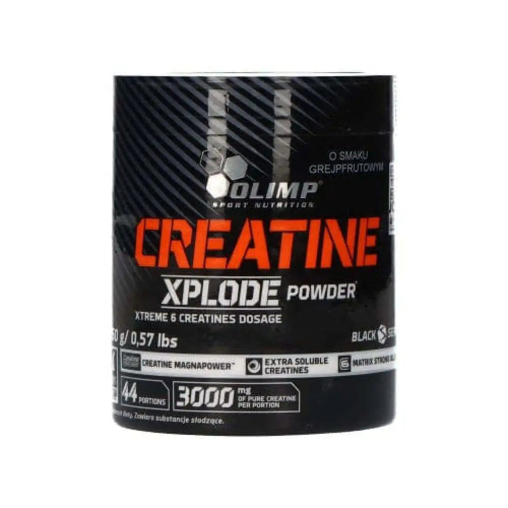Olimp CREATINE Orange OLIMP Créatine Xplode Poudre - 260g 6 Saveurs Orange - Pamplemousse - Ananas | OLIMP SPORT NUTRITION - Force Addict Pro