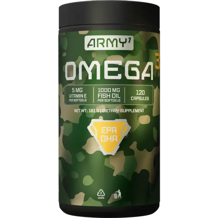 Army 1 Omega 3 – Complément en EPA et DHA pour la santé cardiovasculaire et articulaire