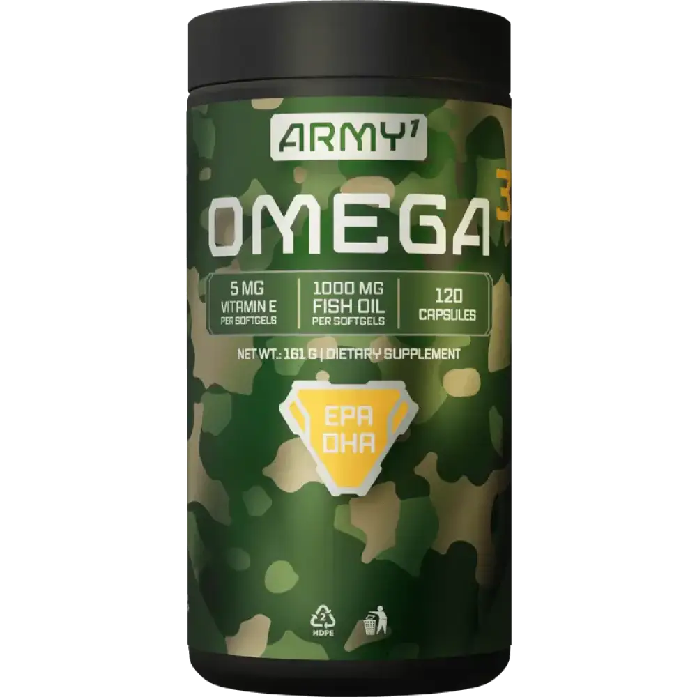 Army 1 Omega 3 – Complément en EPA et DHA pour la santé cardiovasculaire et articulaire