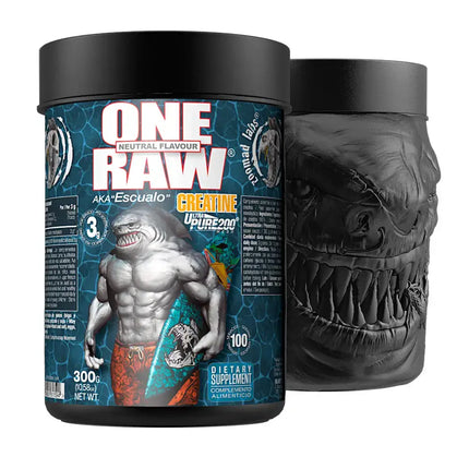 Containers de complément Creatine One Raw® pour performances énergétiques et récupération physique