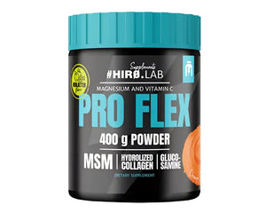 Pro Flex 400g Hiro.Lab – Version goût orange avec collagène et vitamines pour articulations solides