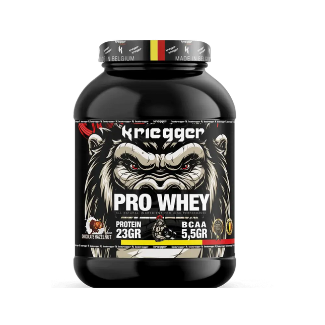 PRO WHEY PROTEINE CHOCOLAT NOISETTES 2kg - KRIEGGER SPORT NUTRITION - Force Addict Pro