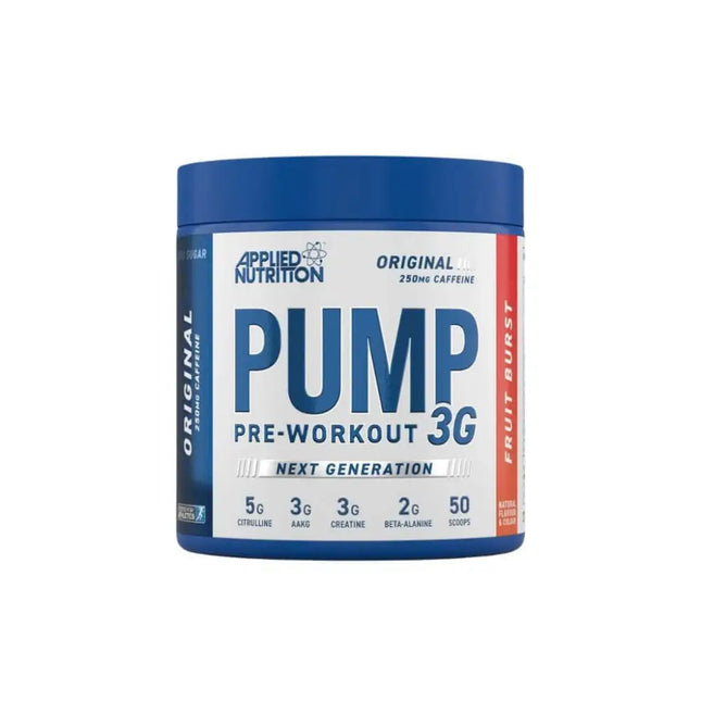 Applied Pump-3G ZERO - 375g ORIGINAL - Saveur FRUIT BURST | APPLIED NUTRITION - Force Addict Pro