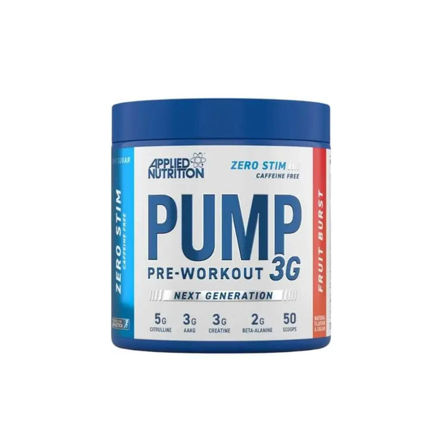 Produits Applied Pump-3G ZERO - FRUIT BURST - 375gr (SANS CAFÉINE)