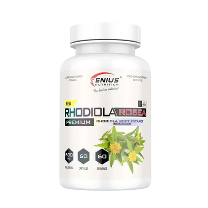 Rhodiola Rosea 60 capsules 500mg Genius Nutrition