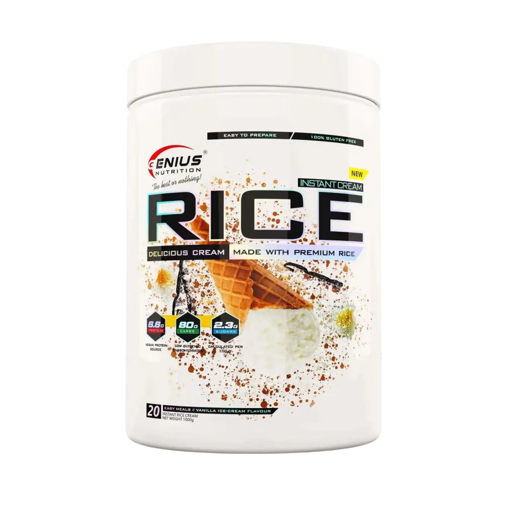 Rice Cream 1000g genius nutrition - Crème de riz Genius Nutrition