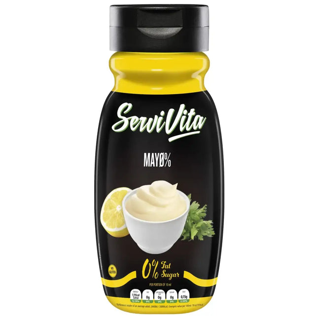 Sauce Zéro 320 ml Mayonnaise Servivita – sauce allégée sans sucre ni graisses