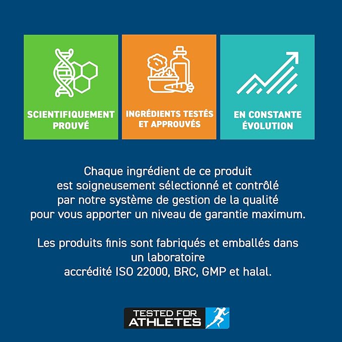 Applied Nutrition – Complément certifié ISO 22000, GMP, BRC – Ingrédients testés et approuvés