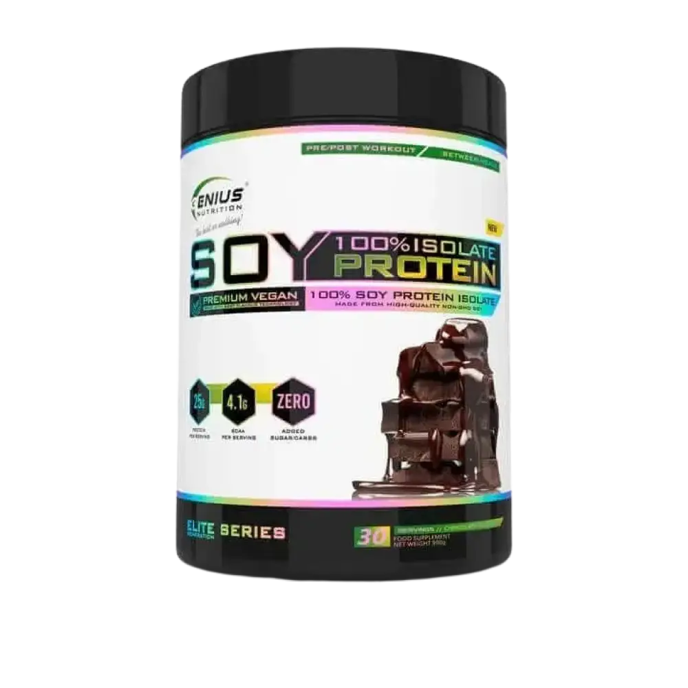 Soy Protein Isolate 900g Chocolat Genius Nutrition France