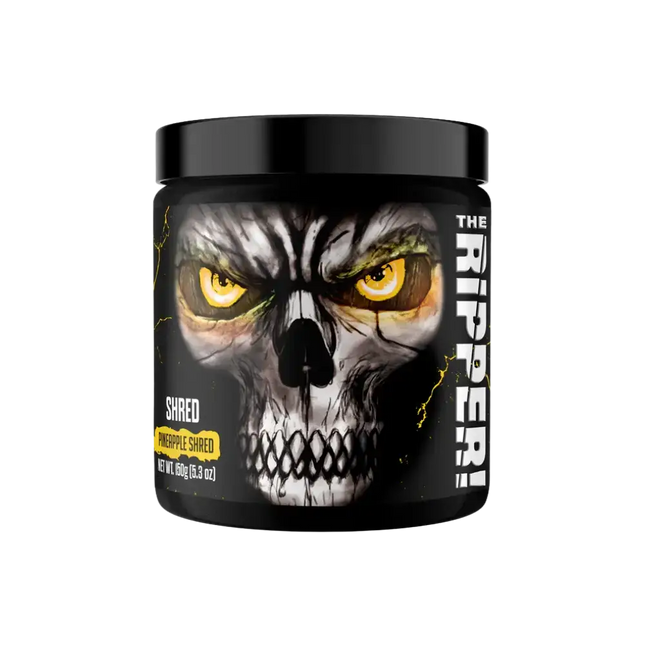 he Ripper JNX en parfum Pineapple Shred, un brûleur de graisses énergisant avec une saveur ananas fraîche