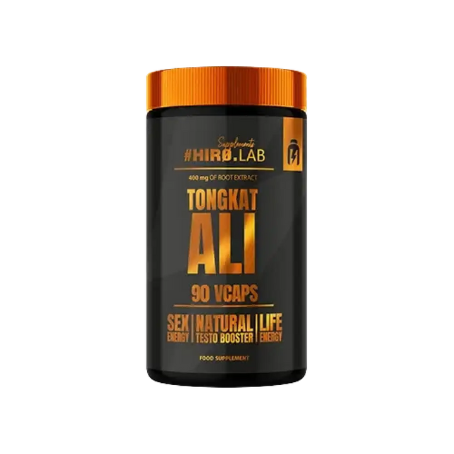 Tongkat Ali 400mg – Hiro.Lab, complément en gélules végétales pour booster la testostérone et la vitalité masculine.