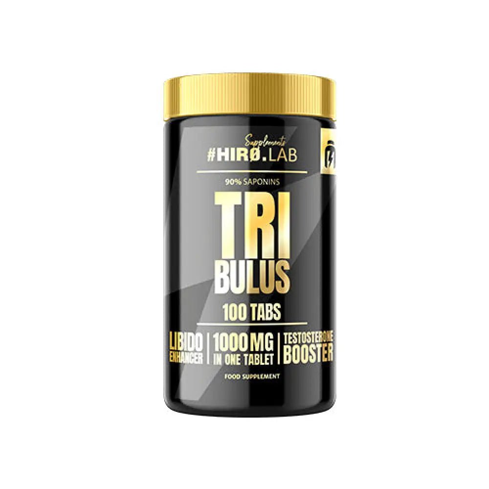 Flacon de Tribulus 100 comprimés Hiro Lab – Complément idéal pour la musculation et la performance hormonale