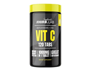 Comprimés de vitamine C Vit C 1000mg HIRO.LAB - Soutien optimal pour votre immunité et votre performance sportive.