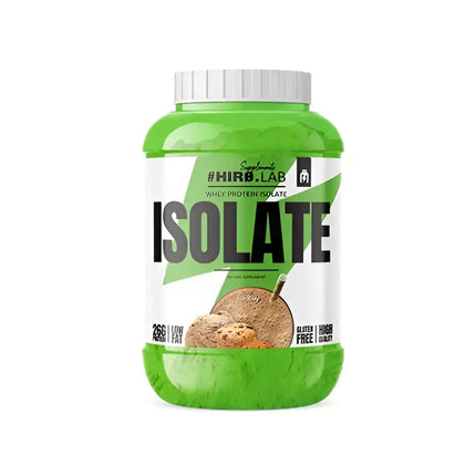 Whey Isolate 1800g HIRO.LAB saveur cookies – protéine rapide pour récupération musculaire