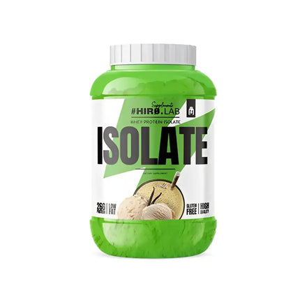 Whey Isolate 1800g HIRO.LAB saveur vanille – protéine isolate faible en sucres