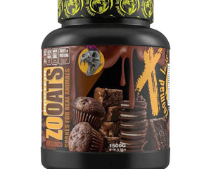 Protéine en poudre saveur chocolat Zooats 1500g pour croissance musculaire et santé digestive