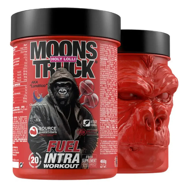 Conteneurs rouges de Zoomad Labs Moonstruck Fuel intra‑workout pour l’énergie