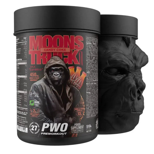 Container de pré-entraînement Zoomad Moonstruck II avec gorille, bêta alanine, ingrédients testés