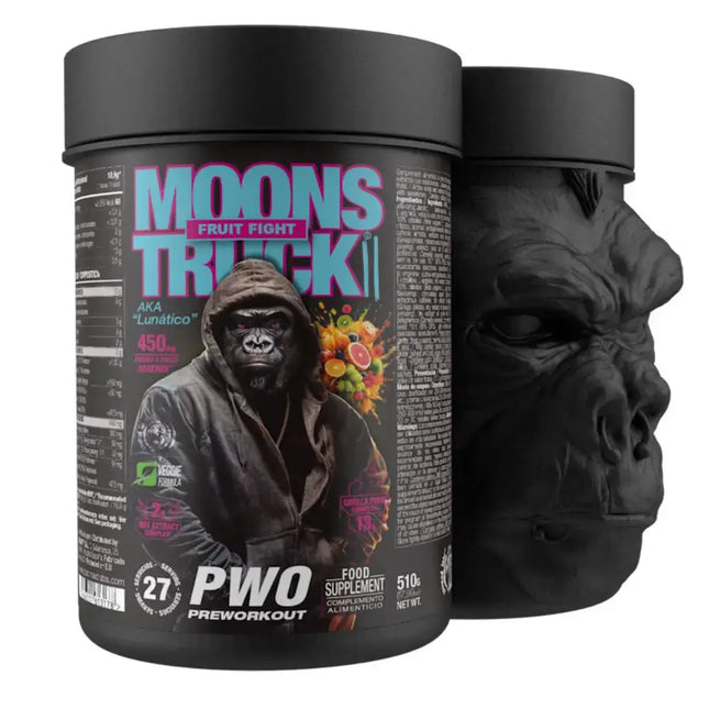 Contenant de pré-entraînement Zoomad Moonstruck II avec imagery de gorille, bêta alanine