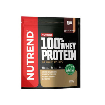 100% Whey Protein Nutrend 1kg saveur Chocolat Noisette