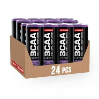 Pack 24 Canettes BCAA Energy 330 ml NUTREND Parfum Citrus &amp; Acai