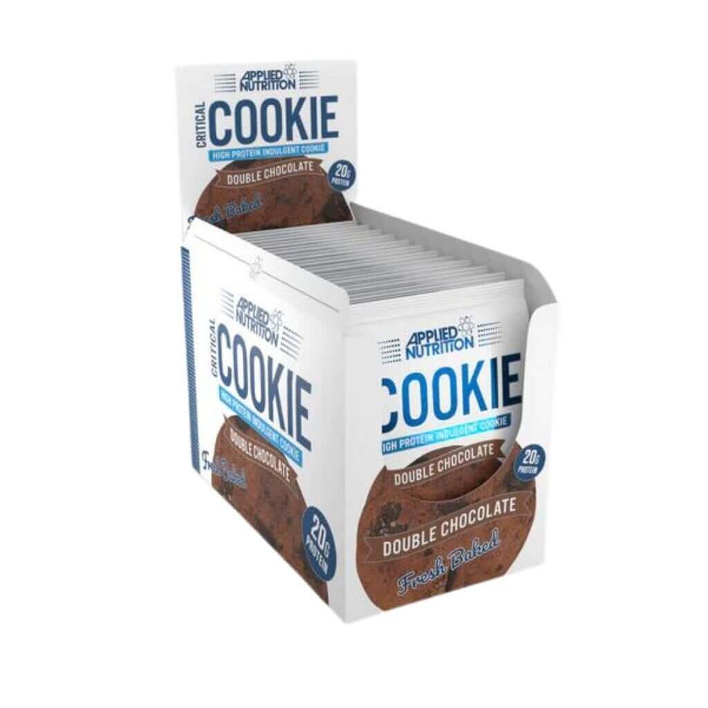 Boite de 12 Critical Cookie 85g Double Chocolate Applied Nutrition