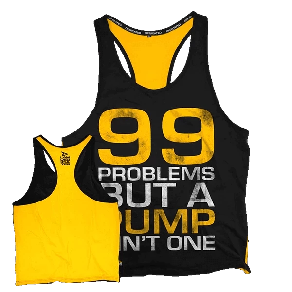 Stringer YELLOW BACK 99 PROBLEMS Dedicated Nutrition