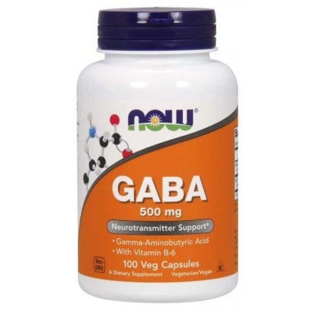 GABA 500mg 100 caps NOW FOODS