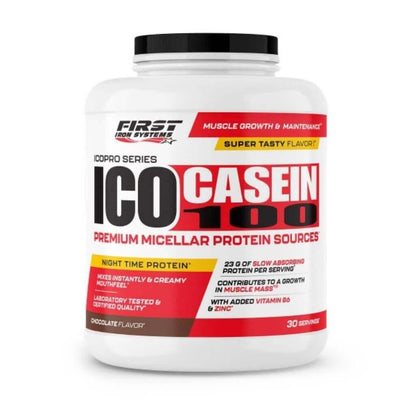 ICO CASEIN 100 VANILLE ICE CREAM 900g FIRST IRON SYSTEMS