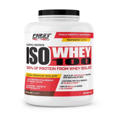 ISO WHEY 100 &quot;2000g&quot; CHOCOLAT - FIRST IRON SYSTEMS - FORCE ADDICT PRO