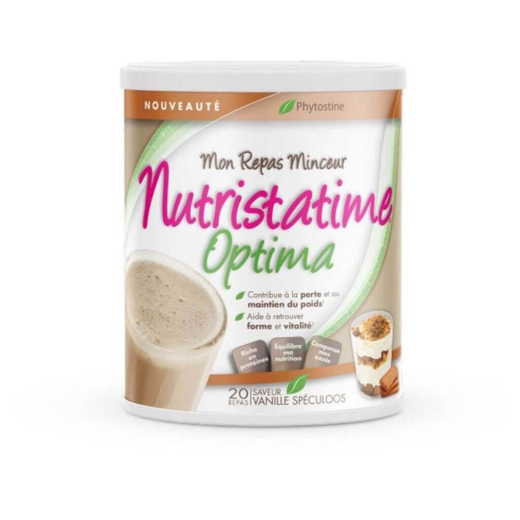 NUTRISTATIME OPTIMA 800g SAVEUR VANILLE SPECULOOS | PHYTOSTINE - FORCE ADDICT PRO