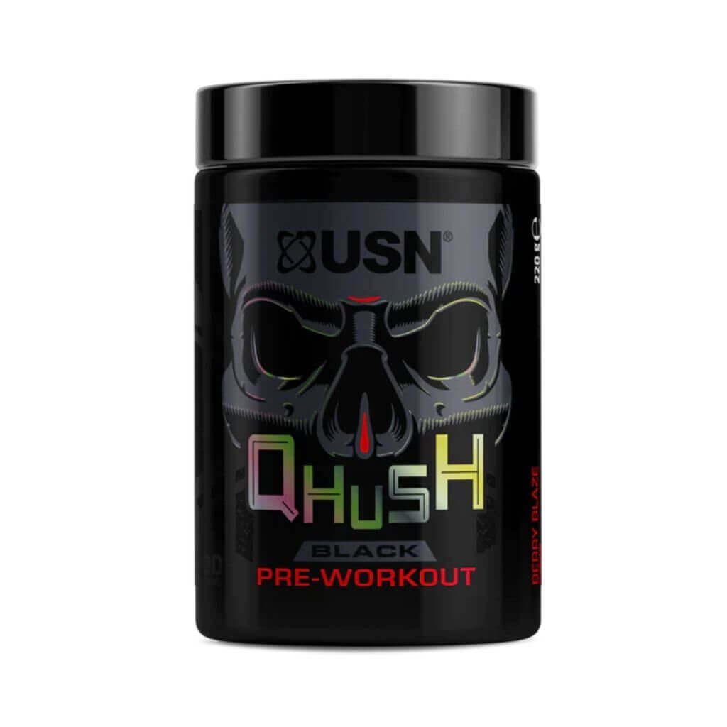 USN QHUSH BLACK Pré-workout 220g Berry Blaze | USN - Force Addict Pro