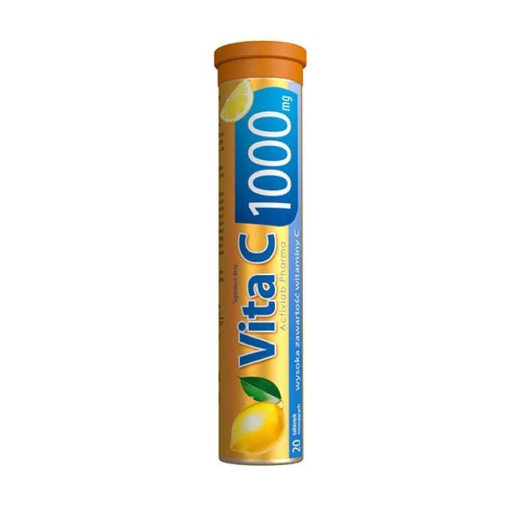 ACTIVLAB PHARMA Vita C 1000mg Saveur Orange- 20 comprimés effervescents | Force Addict Pro