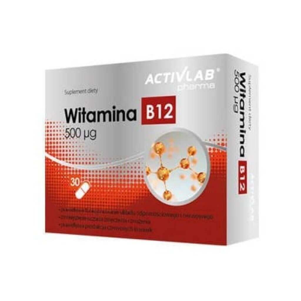 Activlab Vitamin B12 - 30 capsules - Soutien à l'immunité et au métabolisme énergétique
